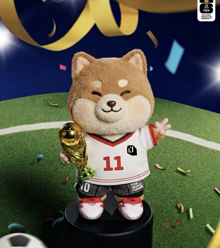 柴犬 × FIFA 球衣