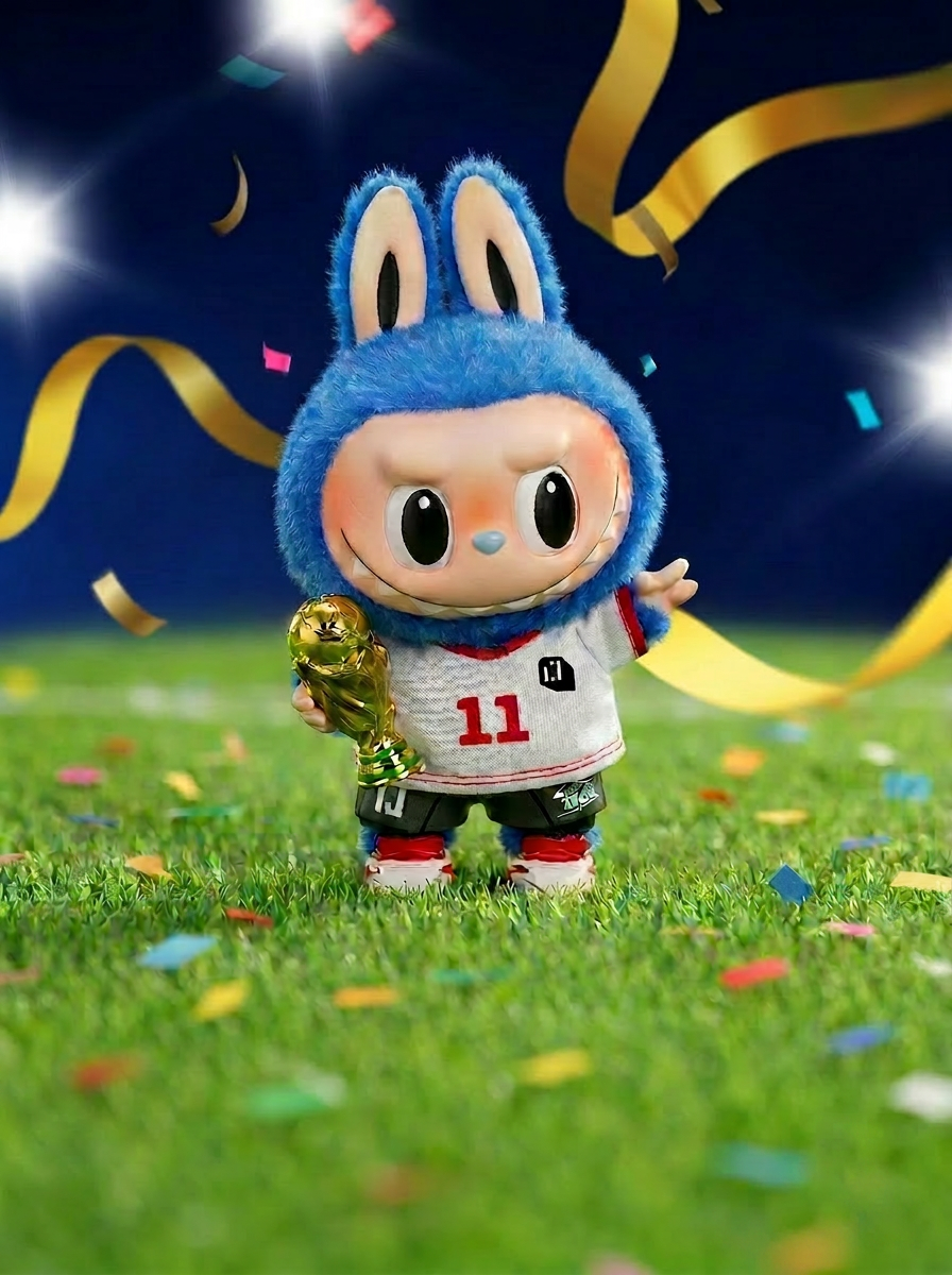 Labubu × FIFA 联名主视觉